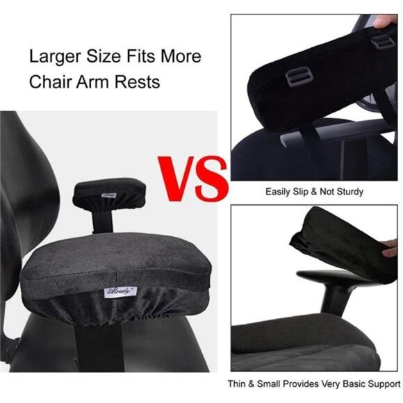 Arm Rest Pillow, 2021 NEW Size 11” Office Chair Armrest Cover Pads - Picture 5 of 7